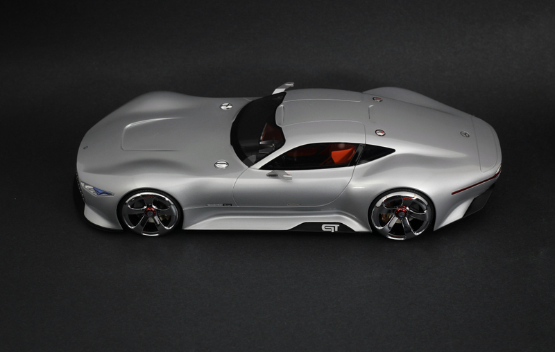 Illustration for article titled Pinnacle Piece: Mercedes-Benz AMG Vision Gran Turismo from Model 777